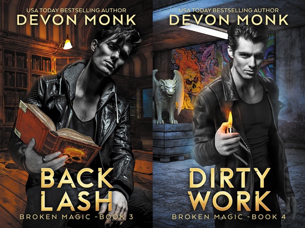 Book covers Back Lash and Dirty Work